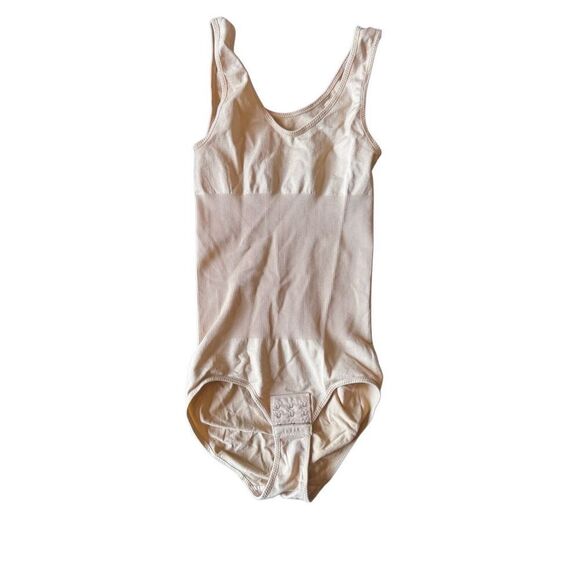 Nebility Womens' Waist Trainer Seamless Round Neck Tummy Control Shapewear Bodys - Picture 4 of 7